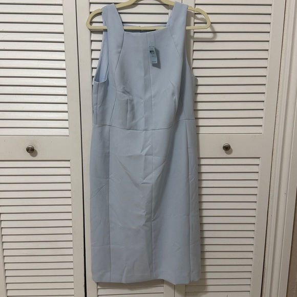 ann taylor light blue dress Ann Taylor Light Blue Faux Suede 8.5 Pumps